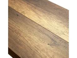 Mesa consola extensível 90x40/300 cm Tecno Nogueira quadro Antracite
