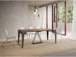 Mesa consola extensível 90x42/302 cm Zima nogueira