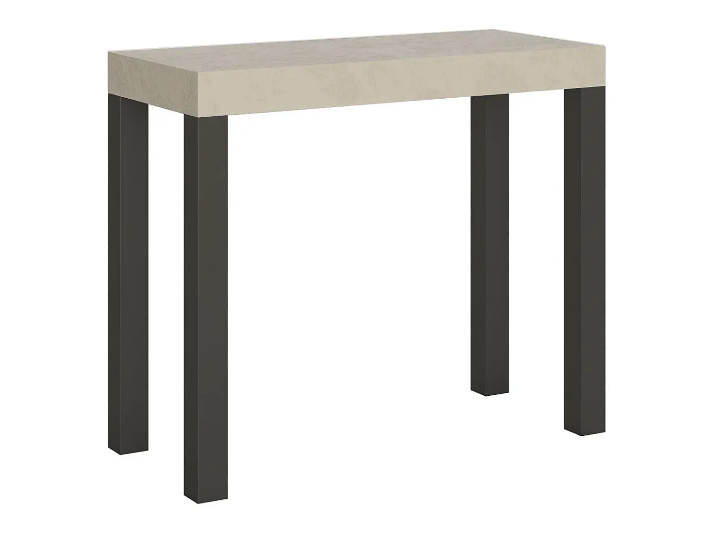 Mesa consola extensível 90x40/196 cm Everyday Small Cachemira quadro Antracite