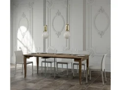 Mesa consola extensível 90x48/308 cm Sciabola Nogueira