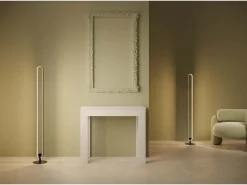 Mesa consola extensível 90x42/302 cm Bora cinza branca