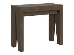 Mesa consola extensível 90x40/196 cm Naxy Small Nogueira