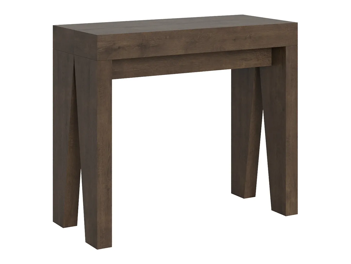 Mesa consola extensível 90x40/196 cm Naxy Small Nogueira