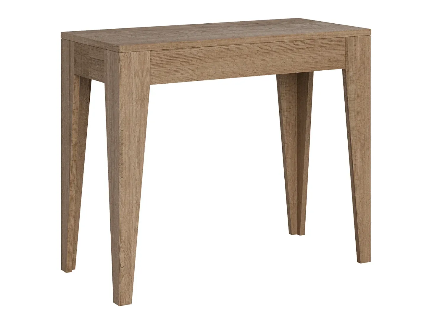 Mesa consola extensível 90x42/302 cm Isotta Carvalho Natural