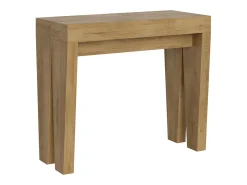 Mesa consola extensível 90x40/300 cm Spimbo Carvalho Natural