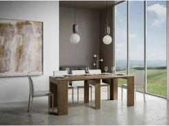 Mesa consola extensível 90x42/302 cm Modem Nogueira