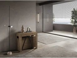 Mesa consola extensível 90x42/302 cm Scicca Nogueira