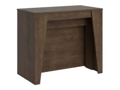 Mesa consola extensível 90x48/296 cm Bakari nogueira