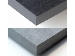 Mesa Consola Extensível, 302x90x73cm, Para 14 pessoas, Pés de madeira, Cimento