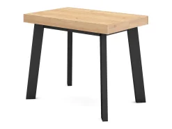 Mesa Consola Extensível, 180x90x73cm, Para 8 pessoas, Pés de madeira, Carvahlo