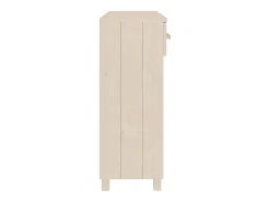 Mesa consola HAMAR 90x35x90 cm pinho maciço castanho-mel
