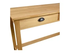 Mesa consola Hill c/ 2 gavetas 110x45x74 cm pinho maciço