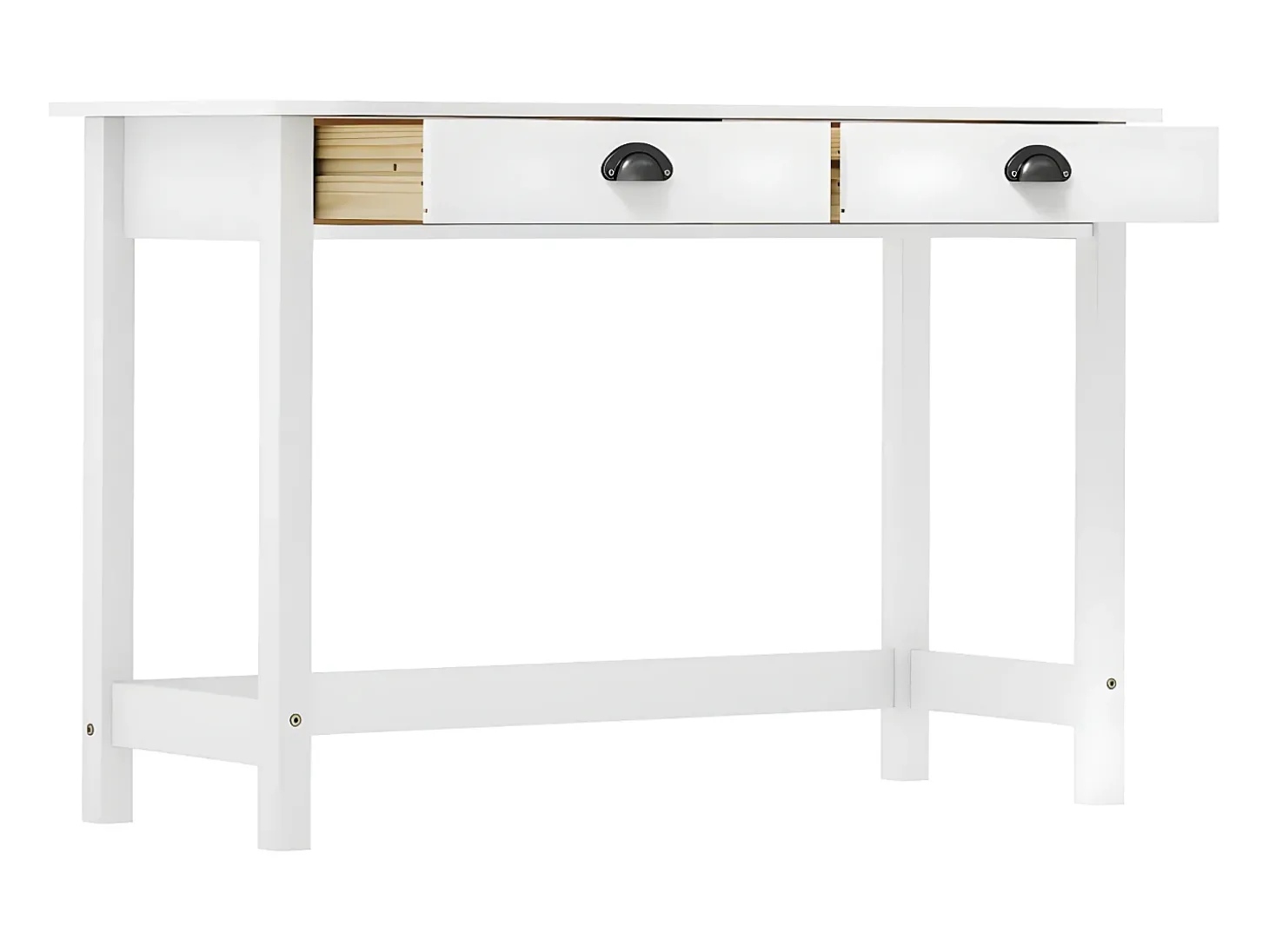 Mesa consola Hill c/ 2 gavetas 110x45x74 cm pinho maciço PT972450