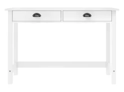 Mesa consola Hill c/ 2 gavetas 110x45x74 cm pinho maciço
