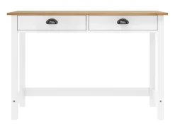 Mesa consola Hill c/ 2 gavetas 110x45x74 cm pinho maciço PT259116