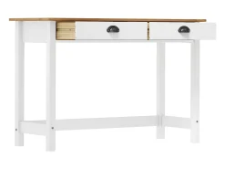 Mesa consola Hill c/ 2 gavetas 110x45x74 cm pinho maciço PT259116