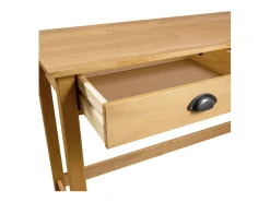 Mesa consola Hill c/ 2 gavetas 110x45x74 cm pinho maciço PT678846