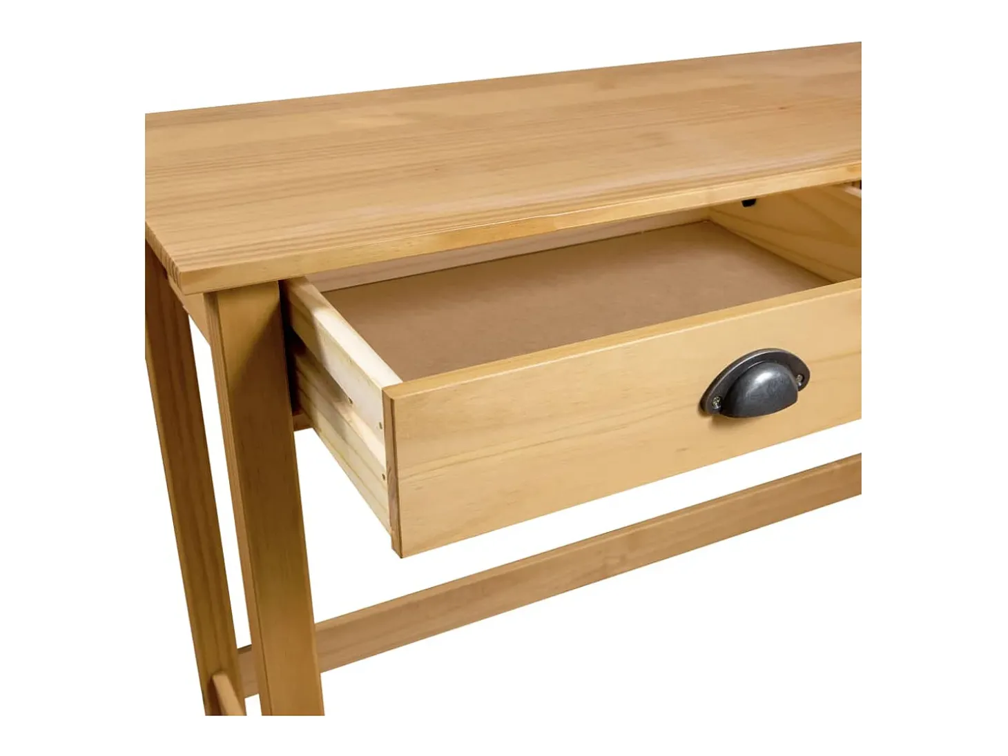 Mesa consola Hill c/ 2 gavetas 110x45x74 cm pinho maciço PT678846