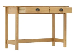 Mesa consola Hill c/ 2 gavetas 110x45x74 cm pinho maciço PT678846