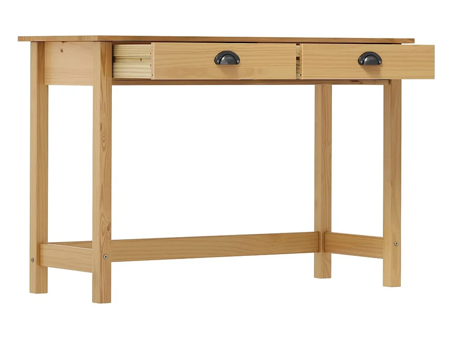 Mesa consola Hill c/ 2 gavetas 110x45x74 cm pinho maciço PT678846