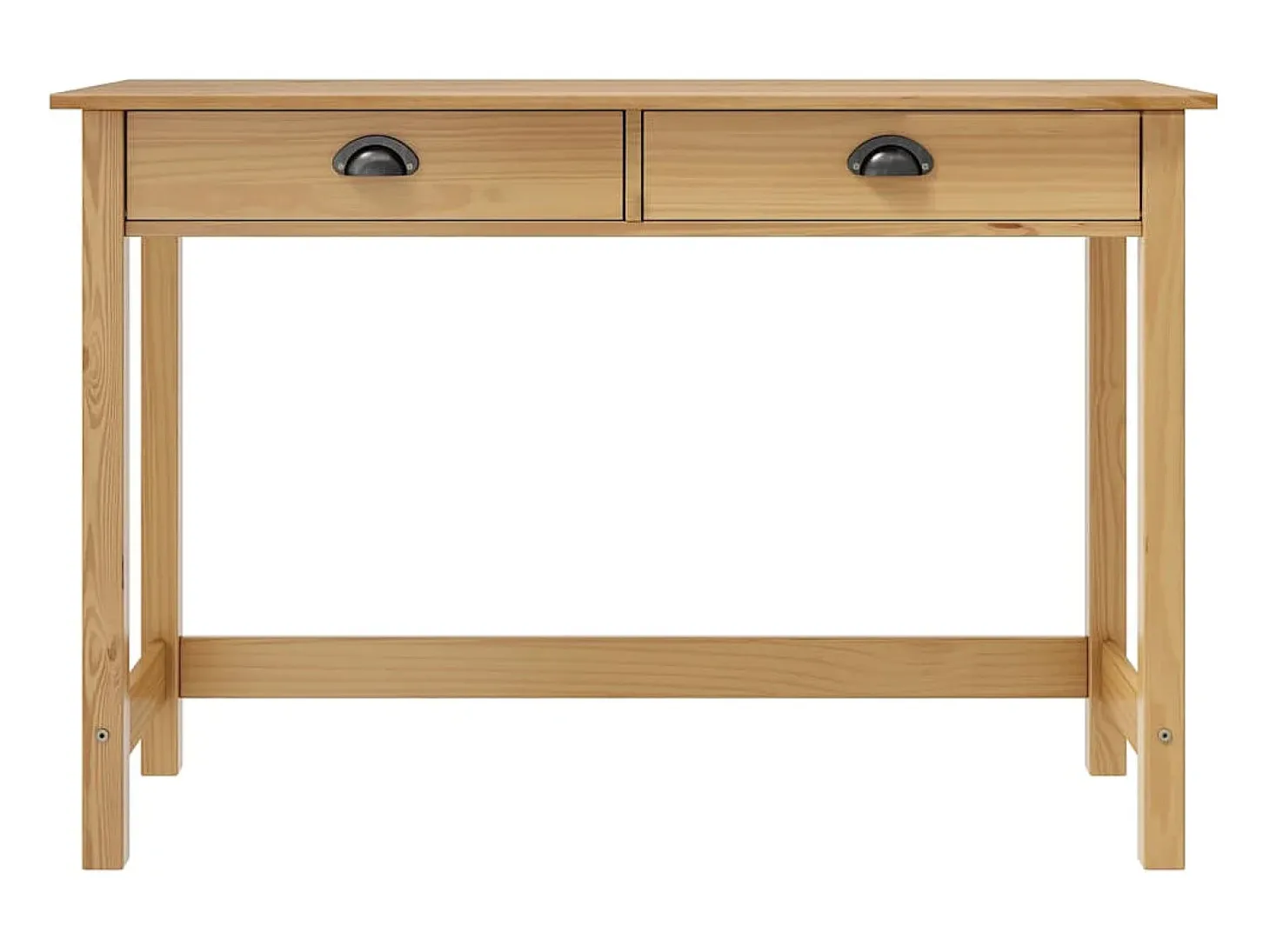 Mesa consola Hill c/ 2 gavetas 110x45x74 cm pinho maciço PT678846