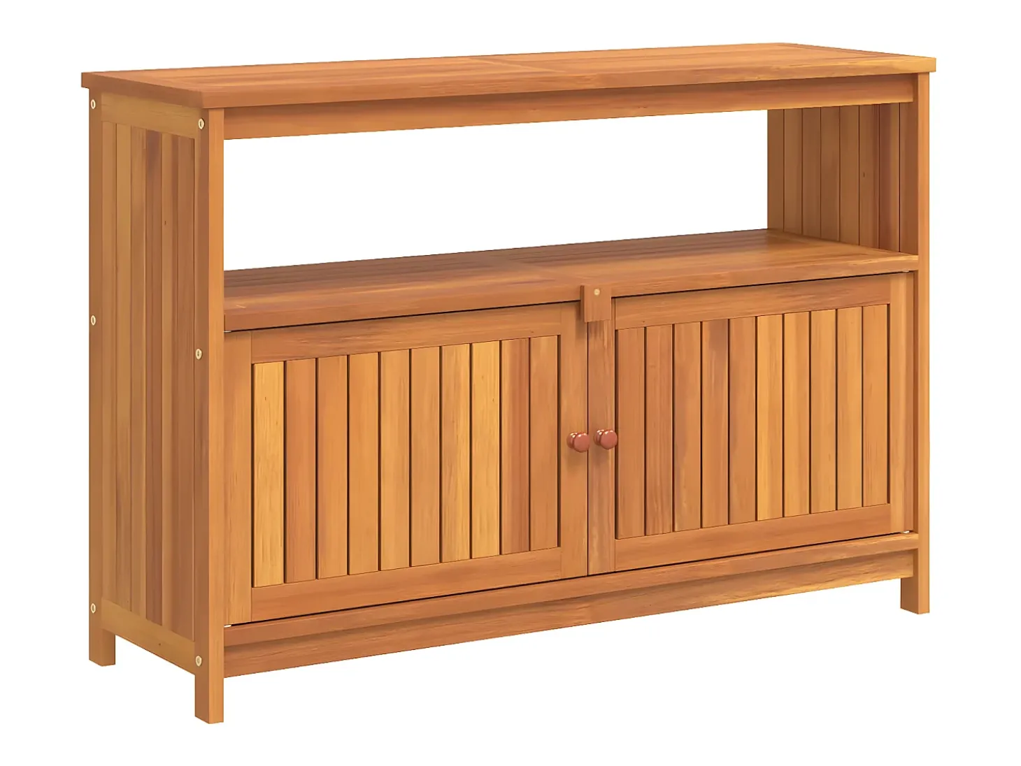 Mesa consola para jardim 110x35x75 cm madeira de acácia maciça PT422291