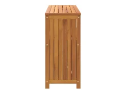 Mesa consola para jardim 110x35x75 cm madeira de acácia maciça PT422291