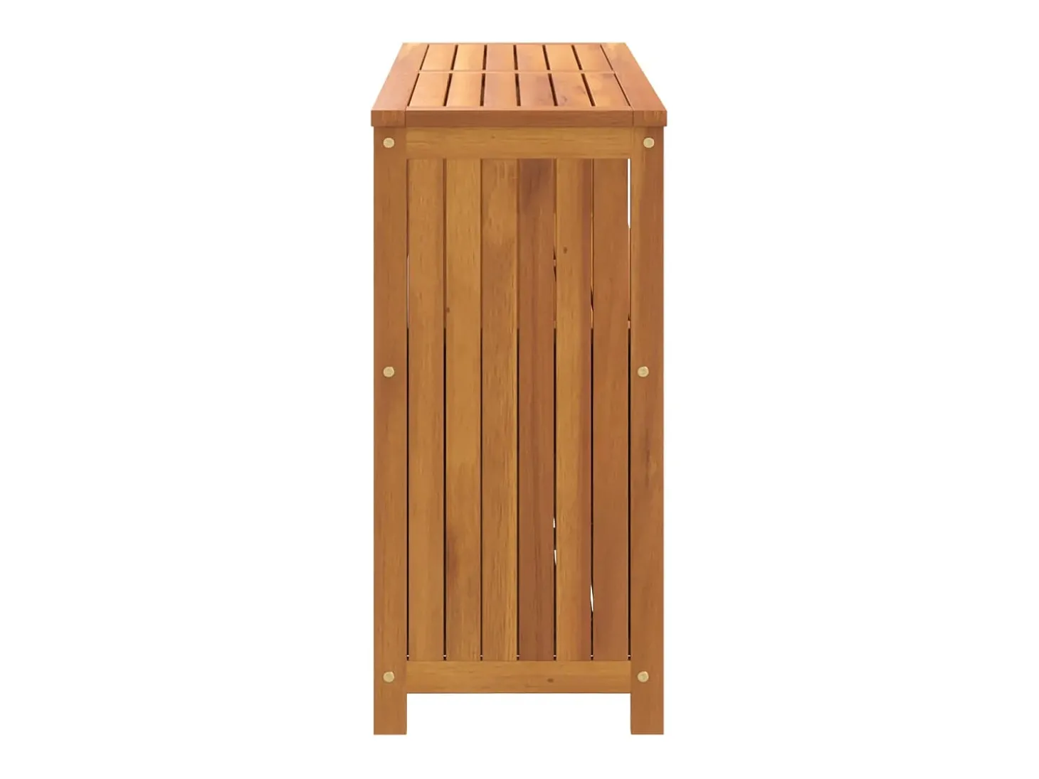 Mesa consola para jardim 110x35x75 cm madeira de acácia maciça PT422291