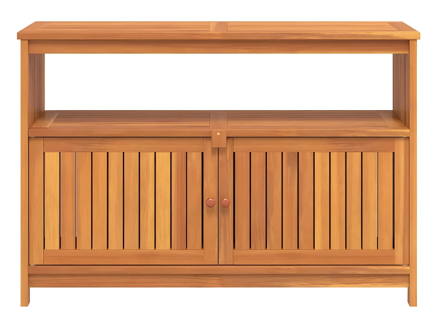 Mesa consola para jardim 110x35x75 cm madeira de acácia maciça PT422291