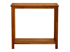 Mesa consola para jardim 80x35x75 cm madeira de acácia maciça PT852133