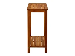 Mesa consola para jardim 80x35x75 cm madeira de acácia maciça PT852133