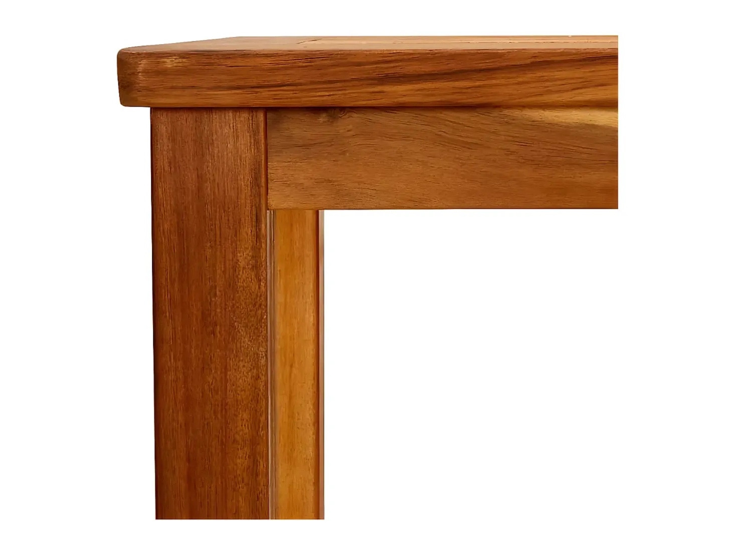 Mesa consola para jardim 80x35x75 cm madeira de acácia maciça PT852133