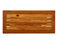 Mesa consola para jardim 80x35x75 cm madeira de acácia maciça PT852133