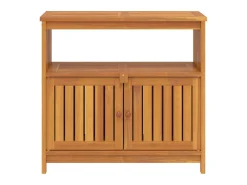 Mesa consola para jardim 80x35x75 cm madeira de acácia maciça PT401512