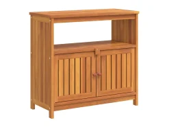 Mesa consola para jardim 80x35x75 cm madeira de acácia maciça PT401512