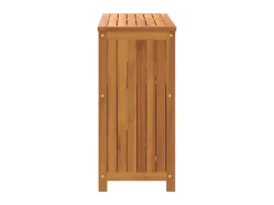 Mesa consola para jardim 80x35x75 cm madeira de acácia maciça PT401512