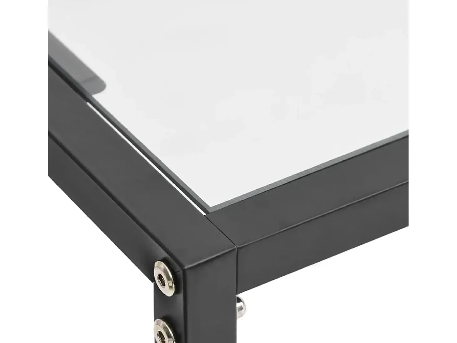 Mesa consola transparente 160x35x75,5 cm vidro temperado PT669374