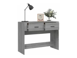 Mesa consola 100x39x75 cm derivados de madeira cinzento sonoma PT956713