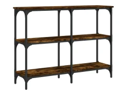 Mesa consola 100x29x75 cm derivados de madeira carvalho fumado PT292807