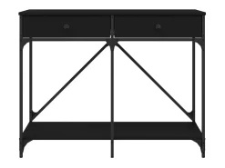 Mesa consola 100x39x78,5 cm derivados de madeira preto