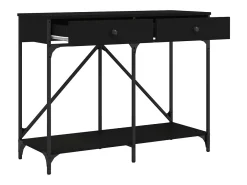 Mesa consola 100x39x78,5 cm derivados de madeira preto