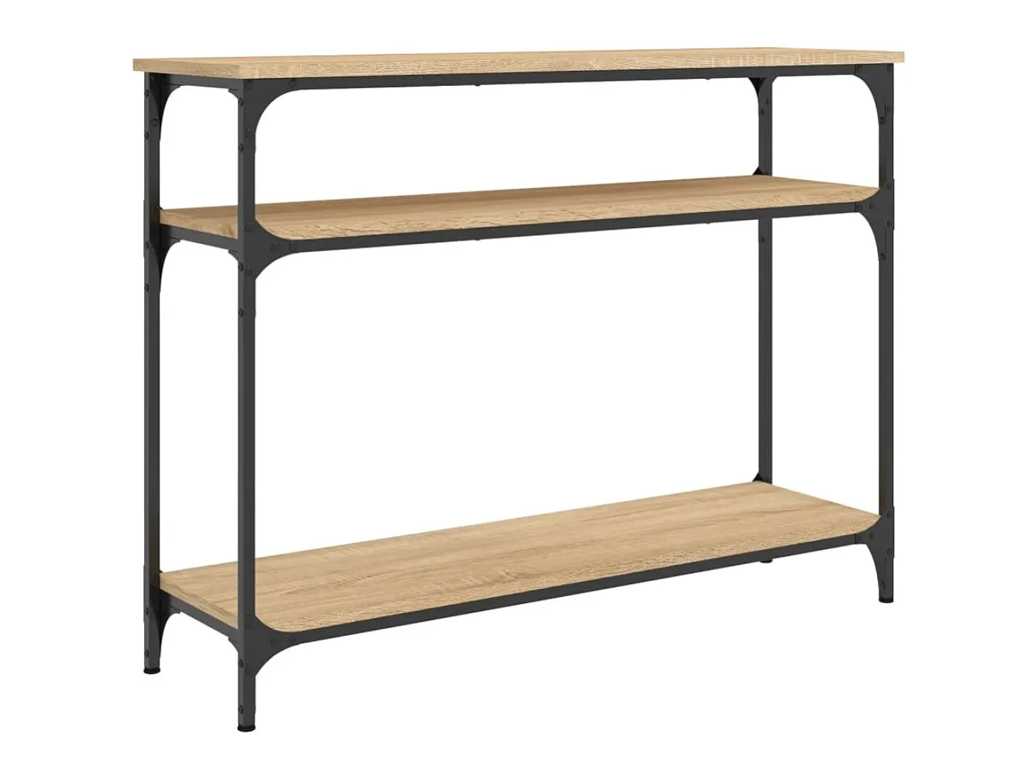 Mesa consola 100x29x75 cm derivados de madeira carvalho sonoma PT243404