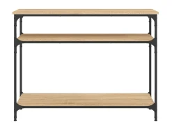 Mesa consola 100x29x75 cm derivados de madeira carvalho sonoma PT243404