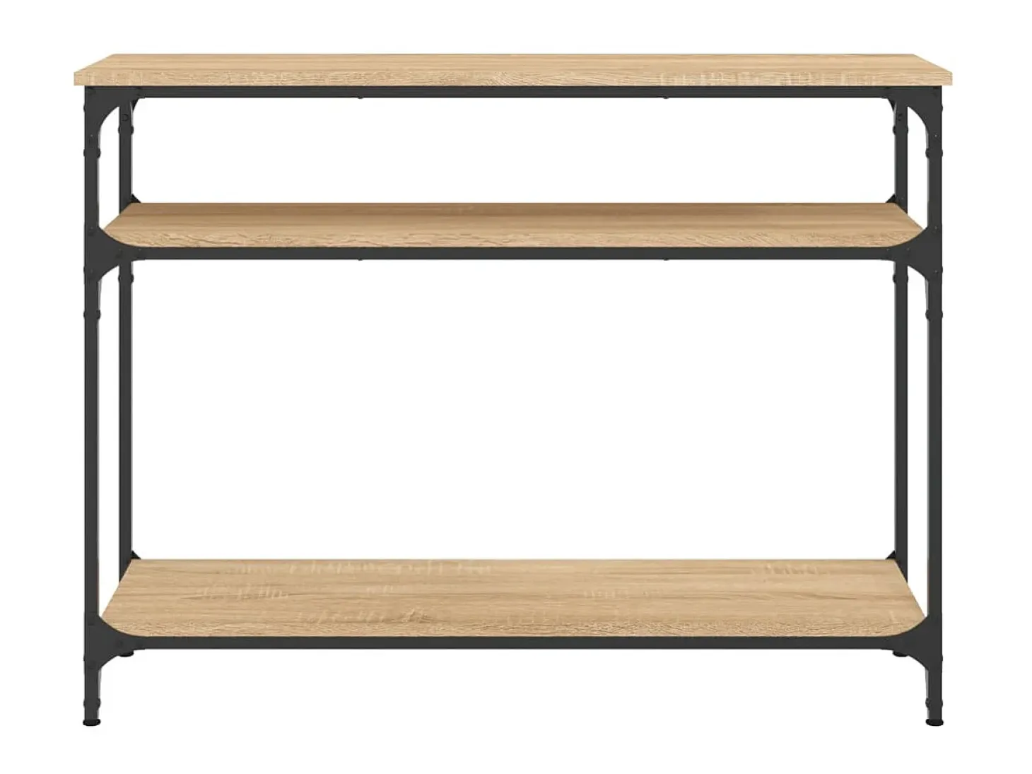 Mesa consola 100x29x75 cm derivados de madeira carvalho sonoma PT243404