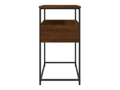 Mesa consola 75x40x75 cm derivados de madeira carvalho castanho