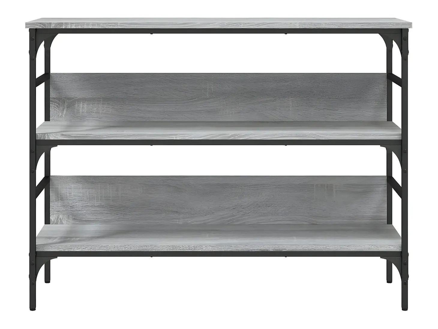 Mesa consola 100x32x75 cm derivados de madeira cinzento sonoma PT207000