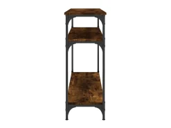 Mesa consola 100x29x75 cm derivados de madeira carvalho fumado PT299026