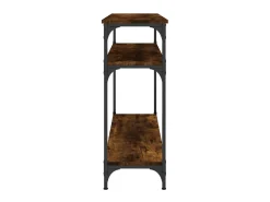 Mesa consola 100x29x75 cm derivados de madeira carvalho fumado PT299026