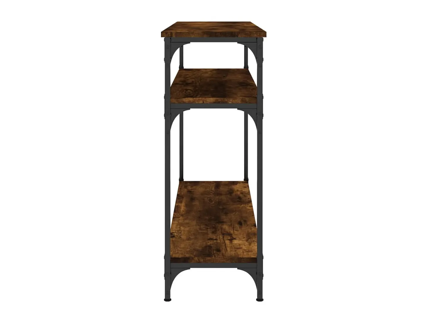 Mesa consola 100x29x75 cm derivados de madeira carvalho fumado PT299026