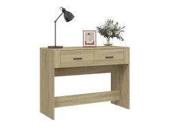 Mesa consola 100x39x75 cm derivados de madeira carvalho sonoma PT838679
